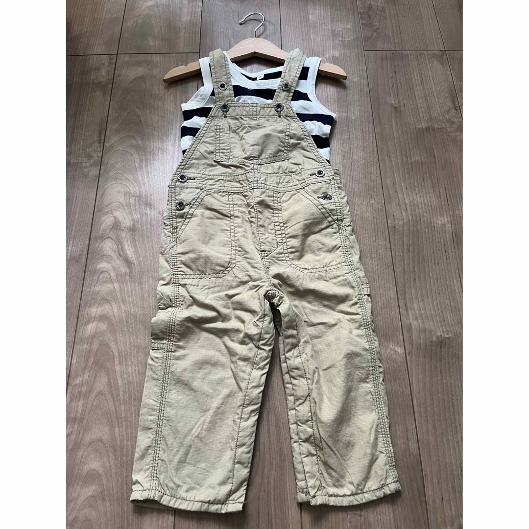 babyGAP(ベビーギャップ)のキッズ　オーバーオール　セット キッズ/ベビー/マタニティのキッズ服男の子用(90cm~)(パンツ/スパッツ)の商品写真