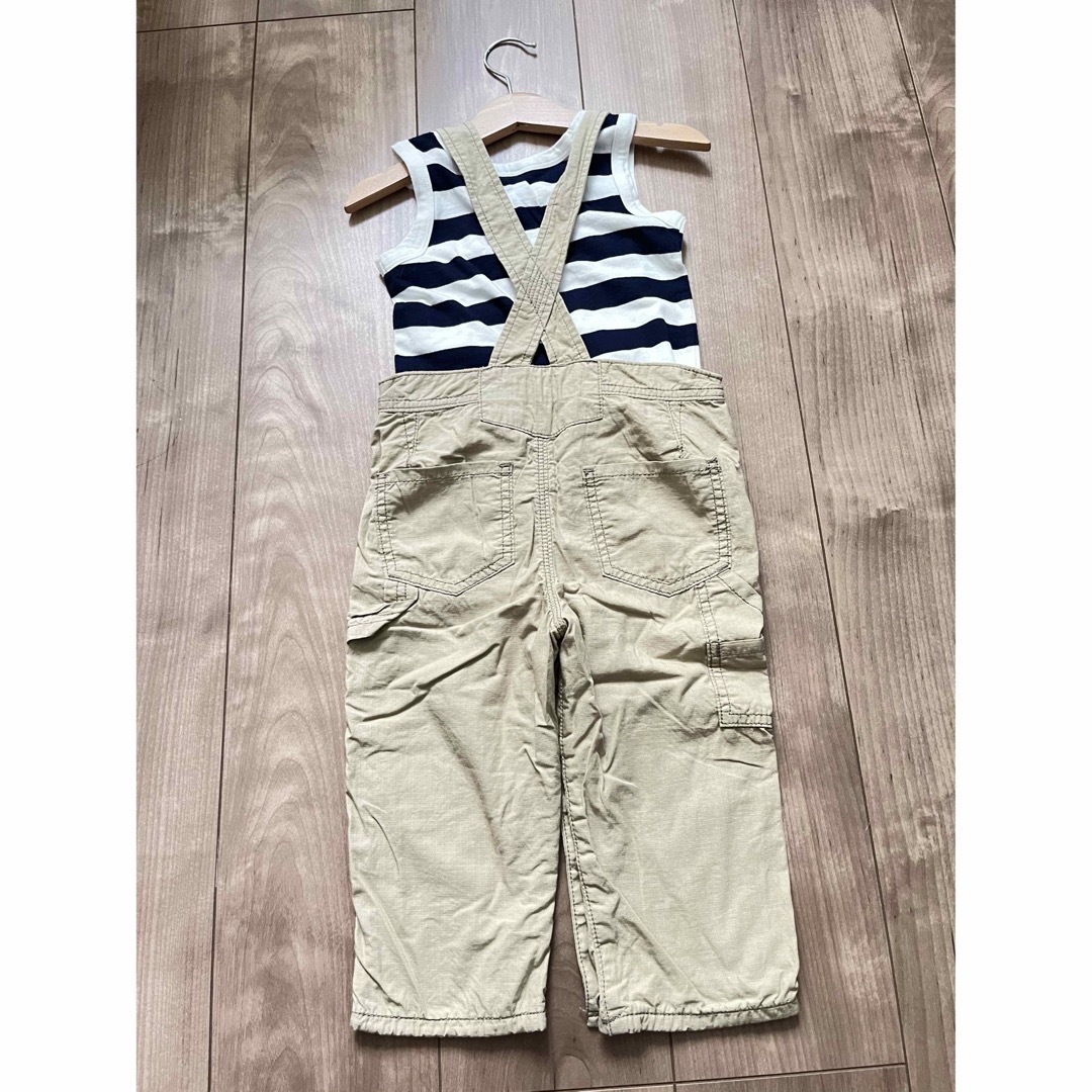 babyGAP(ベビーギャップ)のキッズ　オーバーオール　セット キッズ/ベビー/マタニティのキッズ服男の子用(90cm~)(パンツ/スパッツ)の商品写真