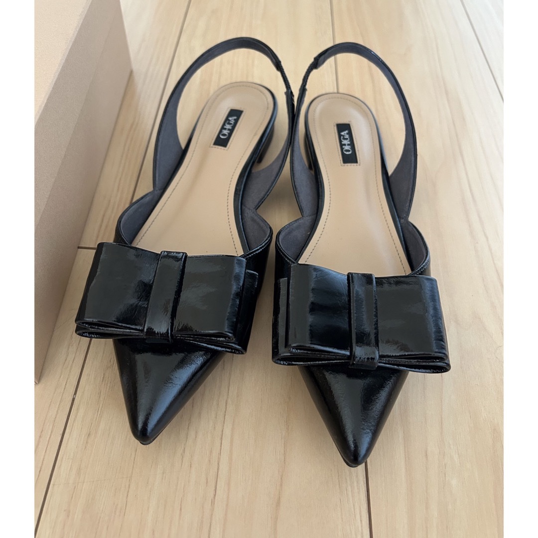 OHGA big ribon pumps オーガ ビッグリボンパンプスの通販 by ミランダ