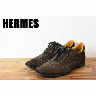 エルメス(Hermes)のMN BM0008 高級 HERMES エルメス メンズ レザー ステッチ(スニーカー)