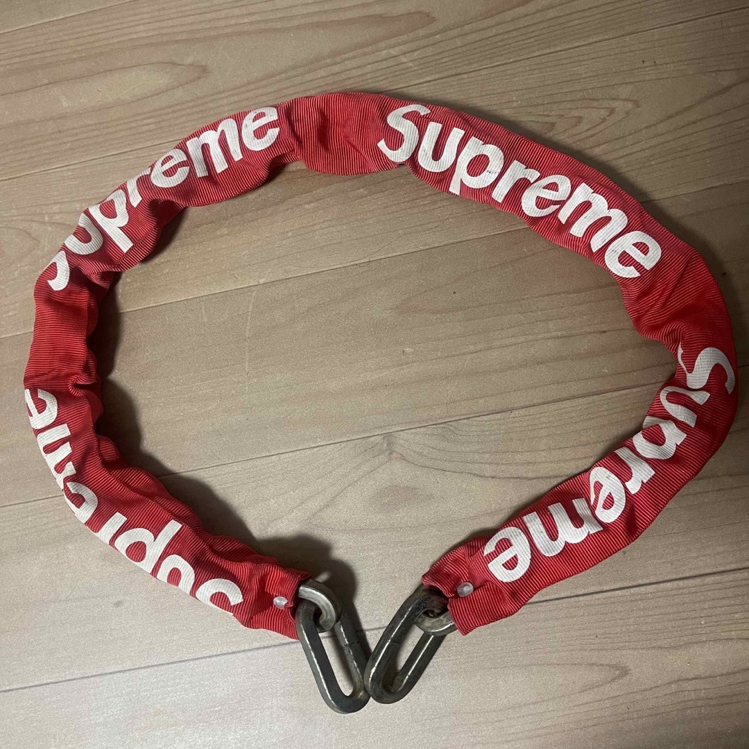 Supreme(シュプリーム)のSupreme シュプリーム 初代バイク チェーン ヴィンテージ レッド 自動車/バイクの自動車(セキュリティ)の商品写真