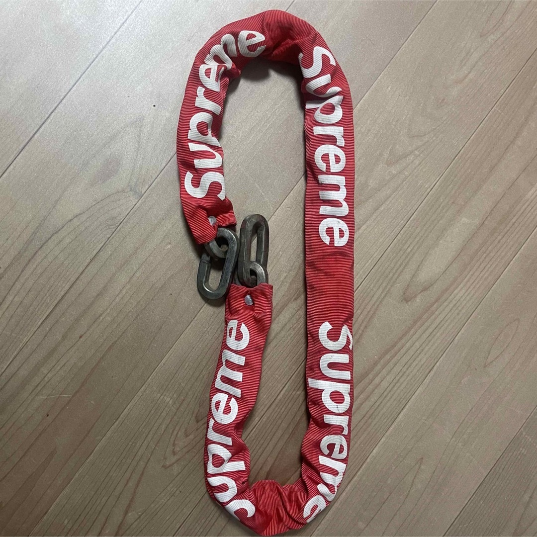 Supreme(シュプリーム)のSupreme シュプリーム 初代バイク チェーン ヴィンテージ レッド 自動車/バイクの自動車(セキュリティ)の商品写真