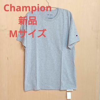 チャンピオン(Champion)の新品 チャンピオン Mサイズ グレー 半袖 Tシャツ(Tシャツ/カットソー(半袖/袖なし))