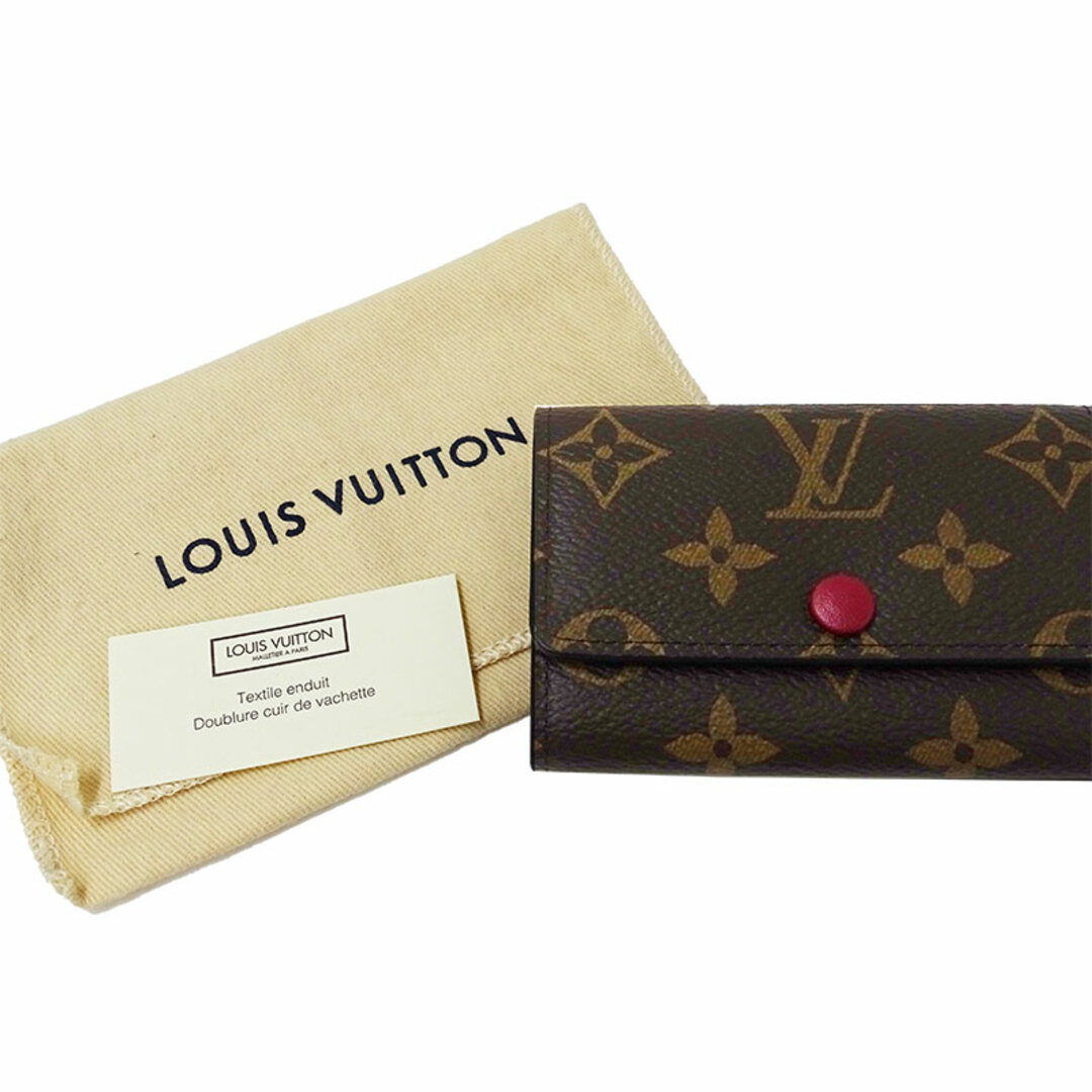 ルイ・ヴィトン LOUIS VUITTON キーケース モノグラム レディース メンズ ブランド ミュルティクレ6 フューシャ M60701 6連 おでかけ 4