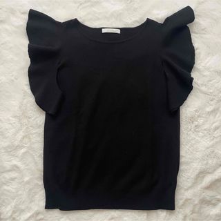 プロポーションボディドレッシング(PROPORTION BODY DRESSING)の美品 プロポーションボディドレッシング レースニット 美人百花(カットソー(半袖/袖なし))