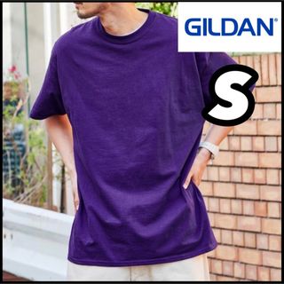 ギルタン(GILDAN)の【新品】ギルダン 6oz ウルトラコットン 無地半袖Tシャツ パープル S(Tシャツ/カットソー(半袖/袖なし))