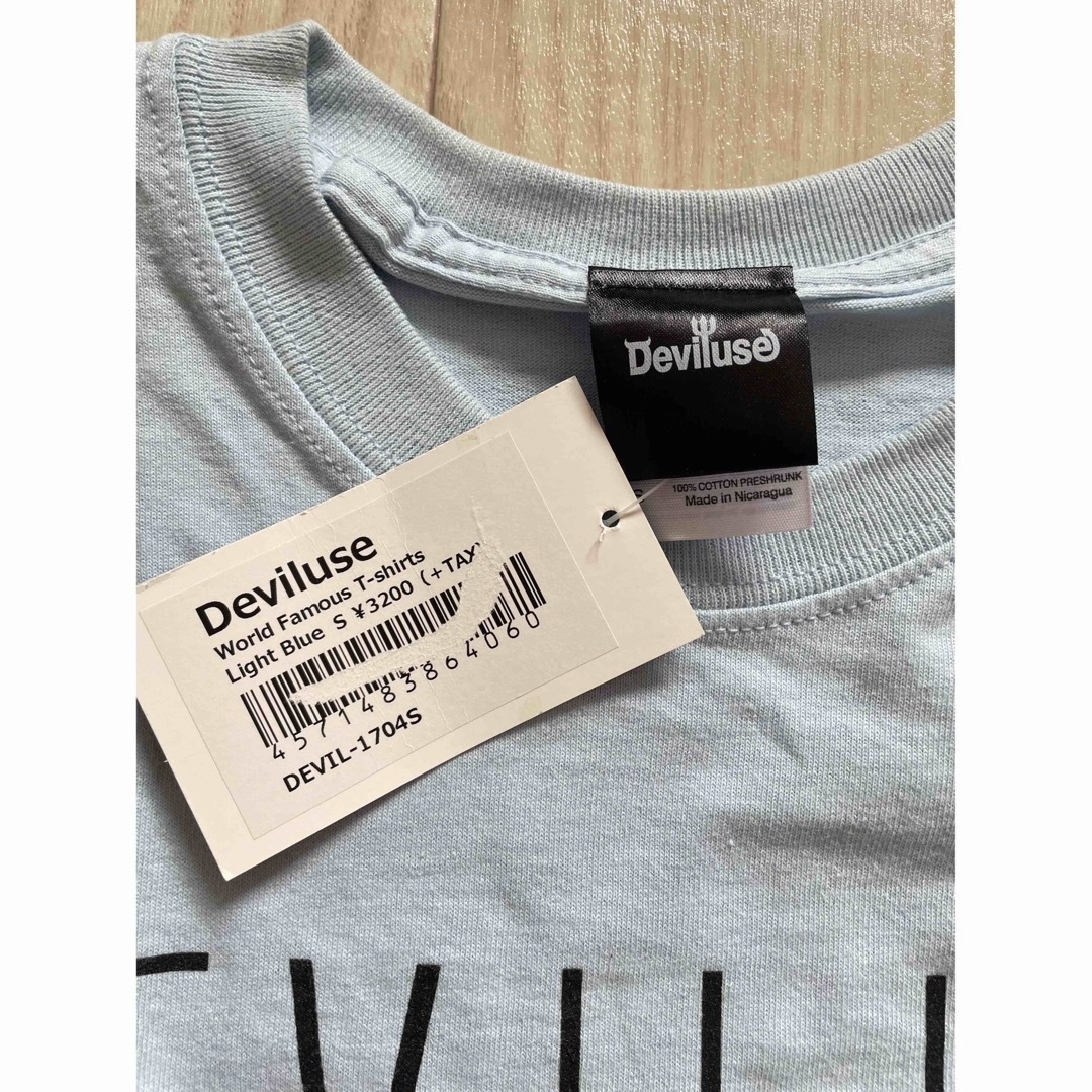 Deviluse(デビルユース)の【SPLA様専用】【未着用・タグ付き】Deviluse Tシャツ Sサイズ メンズのトップス(Tシャツ/カットソー(半袖/袖なし))の商品写真