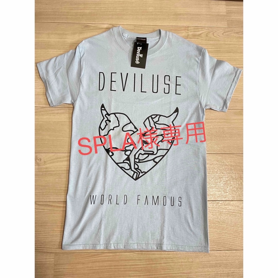 Deviluse(デビルユース)の【SPLA様専用】【未着用・タグ付き】Deviluse Tシャツ Sサイズ メンズのトップス(Tシャツ/カットソー(半袖/袖なし))の商品写真