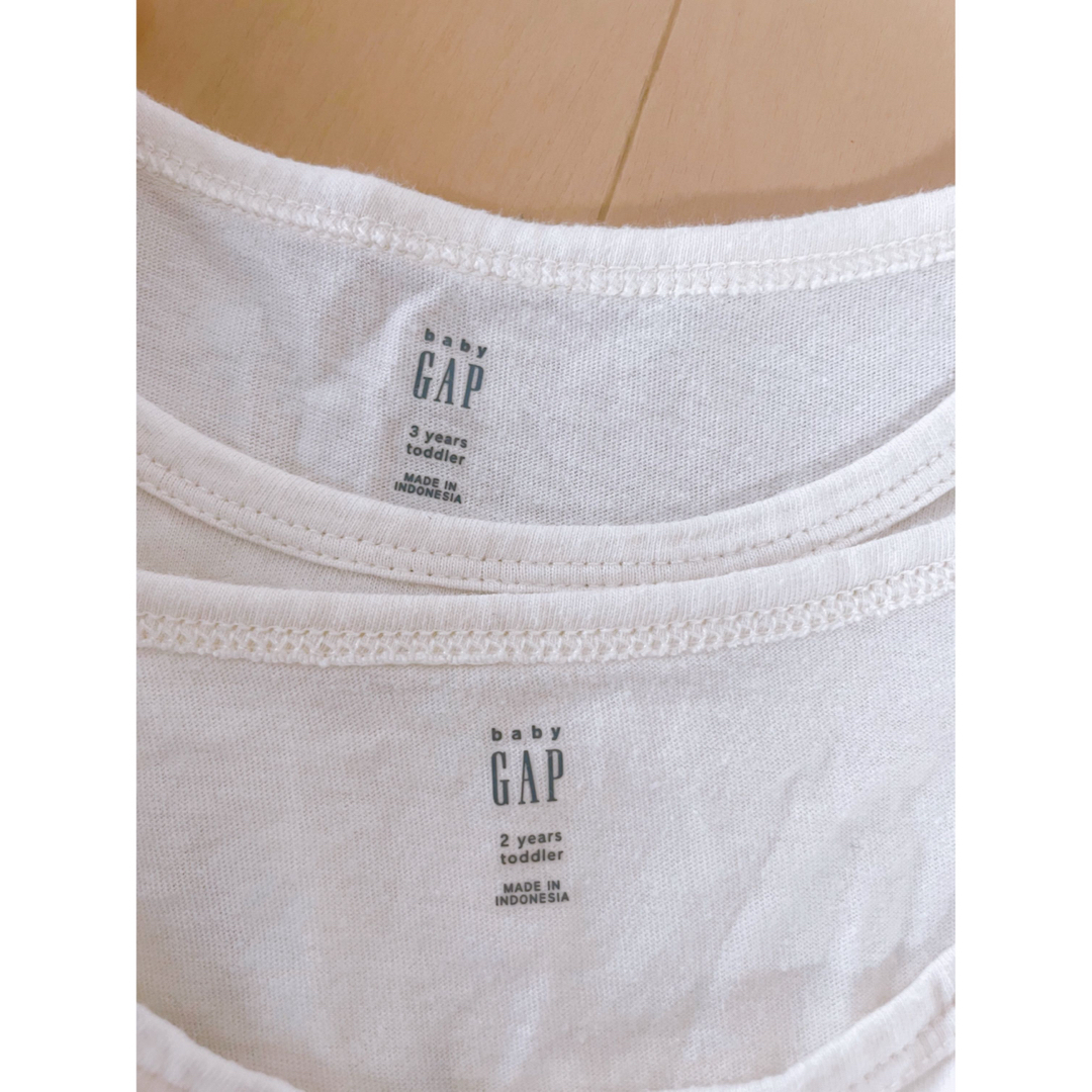 GAP Kids(ギャップキッズ)のTシャツ4枚セット　姉妹　おそろい　2T 3T キッズ/ベビー/マタニティのキッズ服女の子用(90cm~)(Tシャツ/カットソー)の商品写真