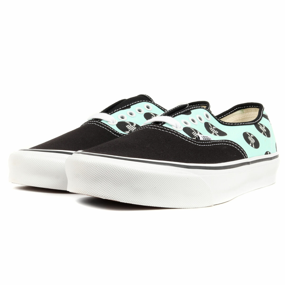 WACKO MARIA(ワコマリア)のWACKO MARIA ワコマリア サイズ:29 21SS VANS VAULT OG AUTHENTIC LX バンズ ボルト オーセンティック レコード柄 ベイビーブルー ブラック US11 スニーカー コラボ ブランド【メンズ】 メンズの靴/シューズ(スニーカー)の商品写真