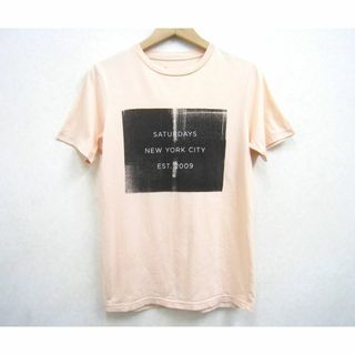 サタデーズサーフニューヨークシティー(SATURDAYS SURF NYC)のサタデーズサーフ ニューヨークシティ◆プリント Tシャツ メンズ サイズXS (Tシャツ/カットソー(半袖/袖なし))