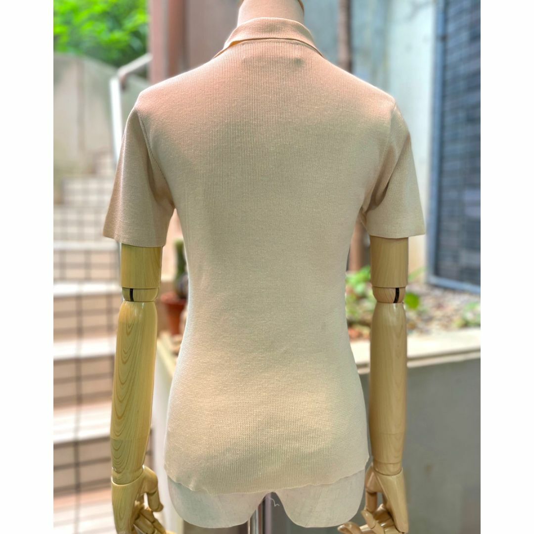 Ralph Lauren(ラルフローレン)の美☆ﾇｰﾄﾞｶﾗｰ･ﾘﾌﾞﾎﾟﾛS･ｼﾞｯﾌﾟUP♪【ﾗﾙﾌﾛｰﾚﾝ】送料込 レディースのトップス(ポロシャツ)の商品写真