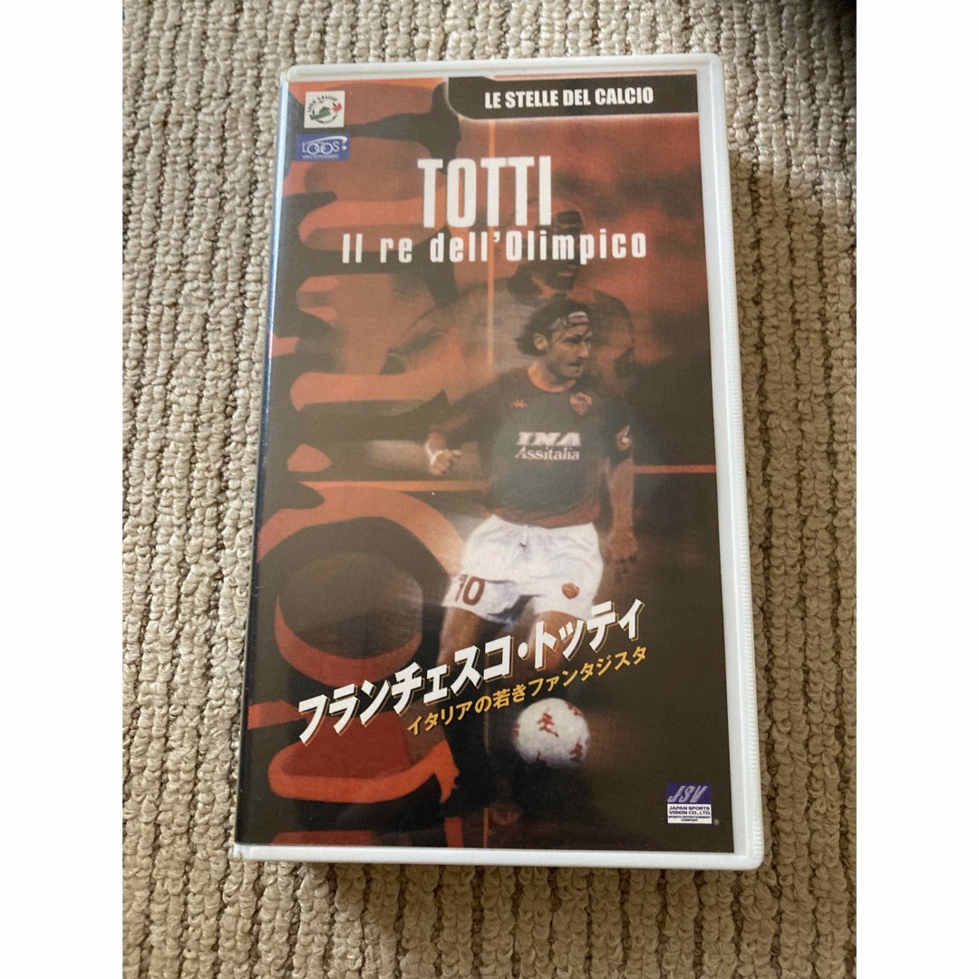 サッカーイタリア代表　フランチェスコトッティ　VHS  スポーツ/アウトドアのサッカー/フットサル(その他)の商品写真