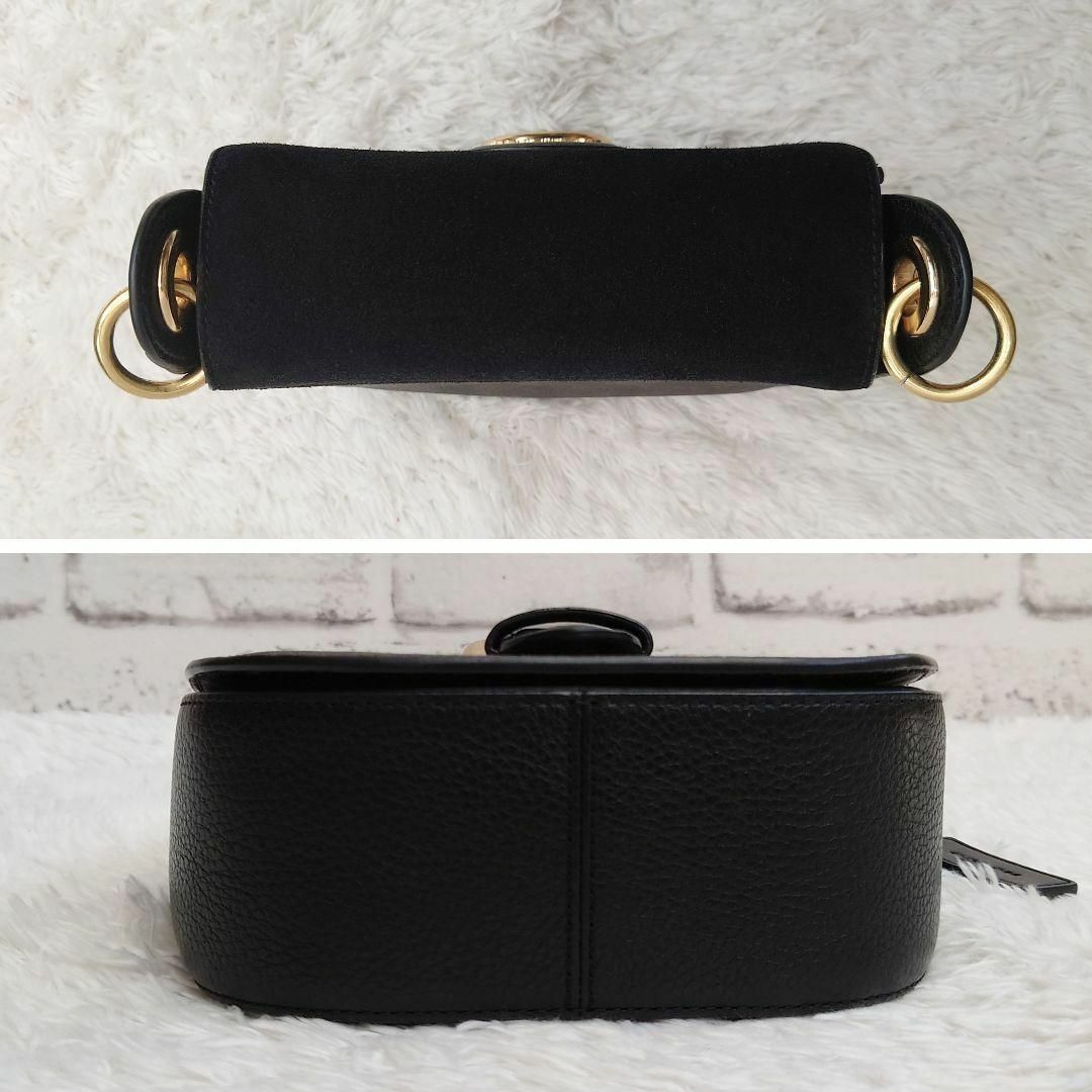 美品 コーチ 3way クレオ ショルダーバッグ シグネチャー PVC スエード-
