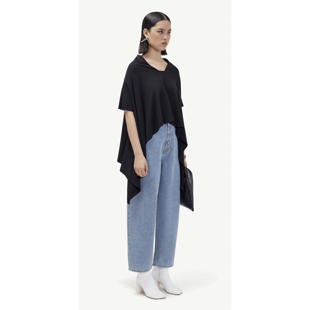 MM6 Maison Margiela エムエム6 アシンメトリー 半袖 シャツ MM6 Maison Margiela アシンメトリー シャツ | ホワイト