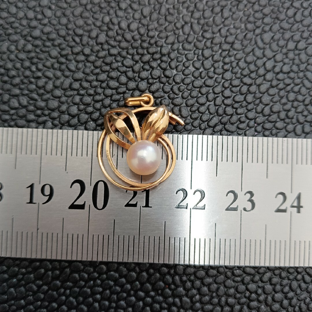 C6-349) K18 ネックレストップ チャーム 真珠 パール 18金 | ochge.org