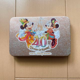 ミッキーマウス(ミッキーマウス)の東京ディズニーランド　40周年記念限定 キャンディー缶 (飴8個入り)(キャラクターグッズ)