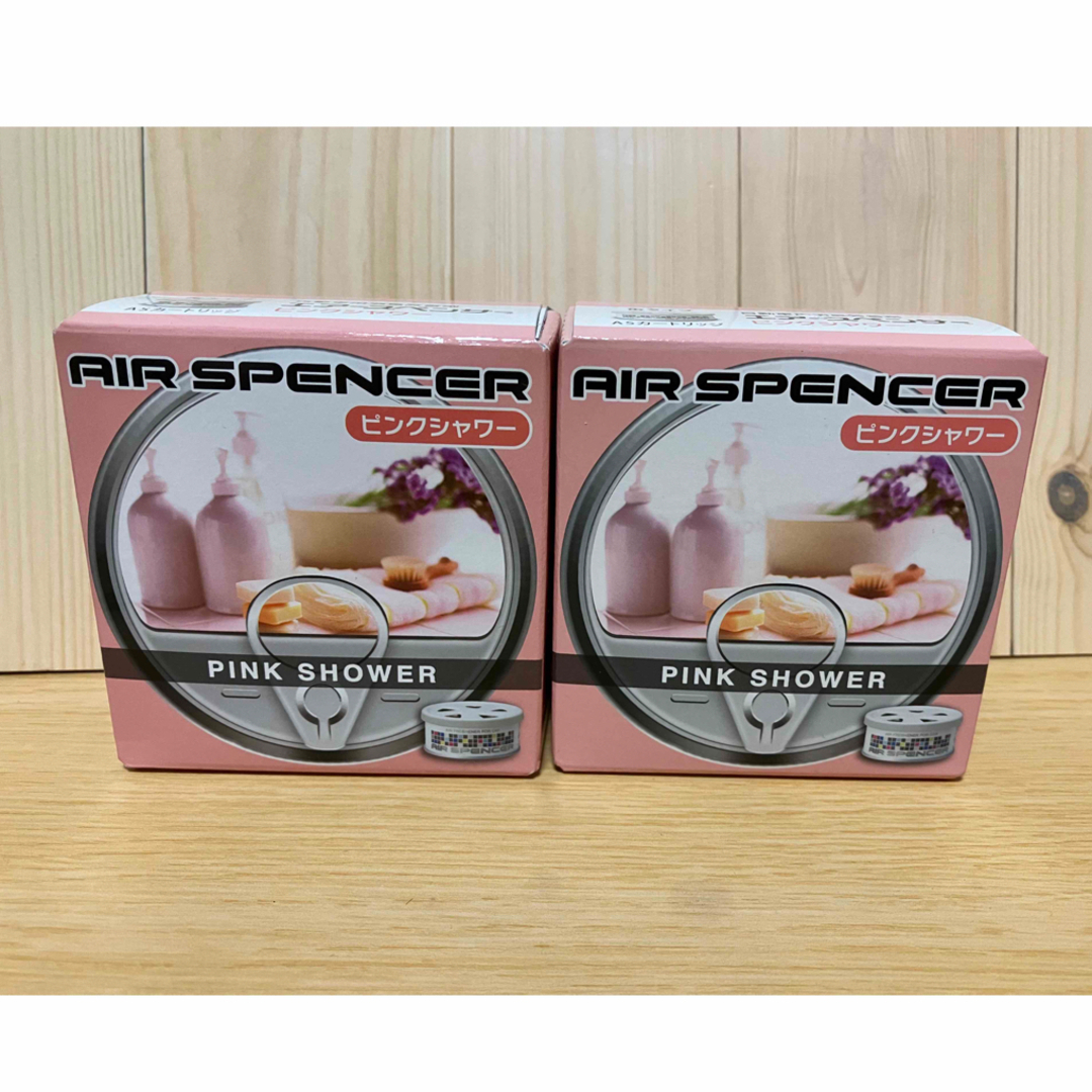 芳香剤　AIR SPENCER ピンクシャワー 自動車/バイクの自動車(車内アクセサリ)の商品写真