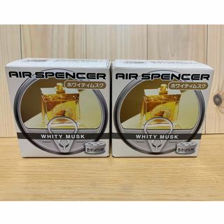 芳香剤　AIR SPENCER ホワイトムスク(車内アクセサリ)