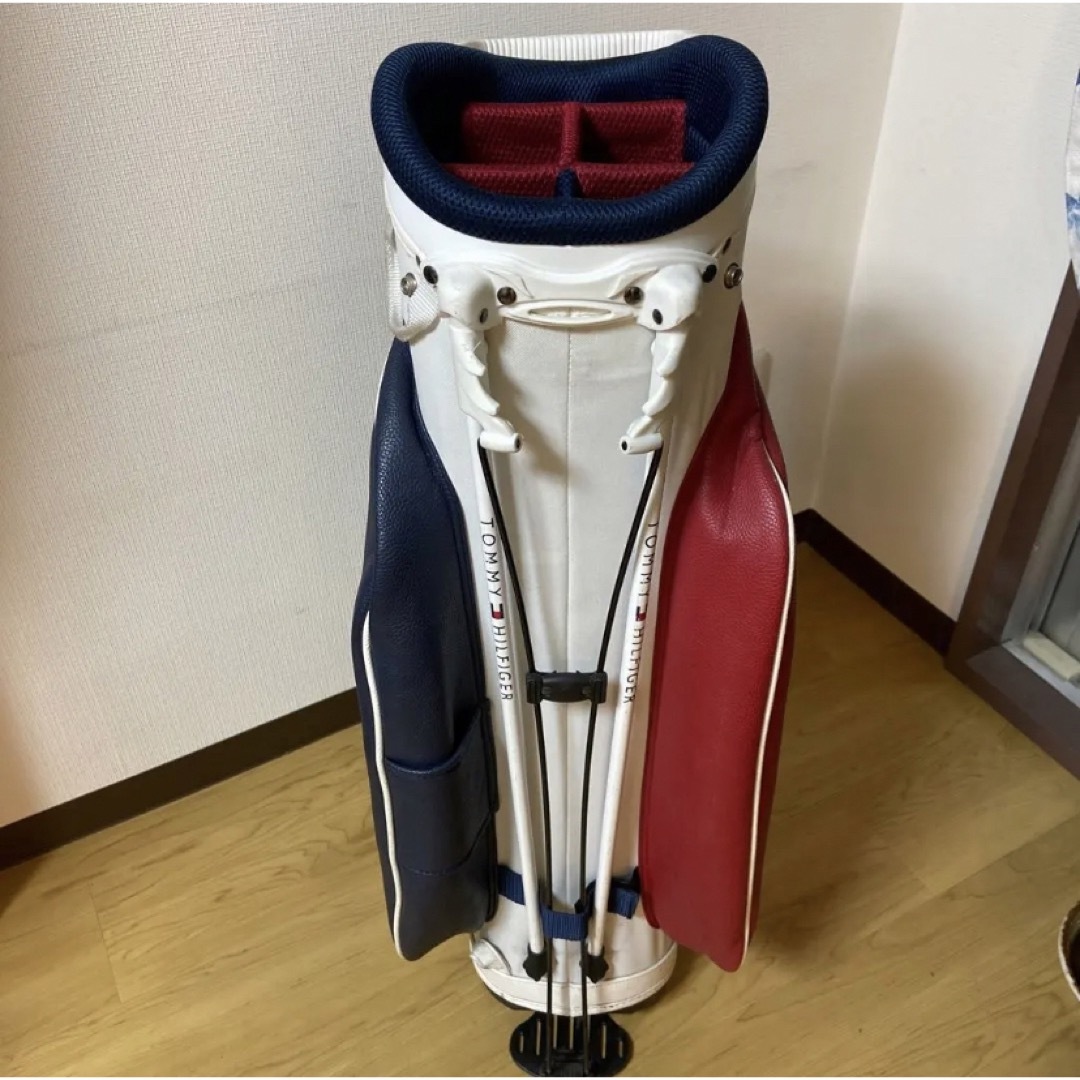 TOMMY HILFIGER - トミー TOMMY キャディバック ゴルフバッグの TOMMY HILFIGER - トミー TOMMY キャディバック ゴルフバッグの