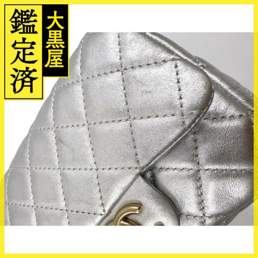 CHANEL - シャネル ミニマトラッセ チェーンショルダー シルバー/GP