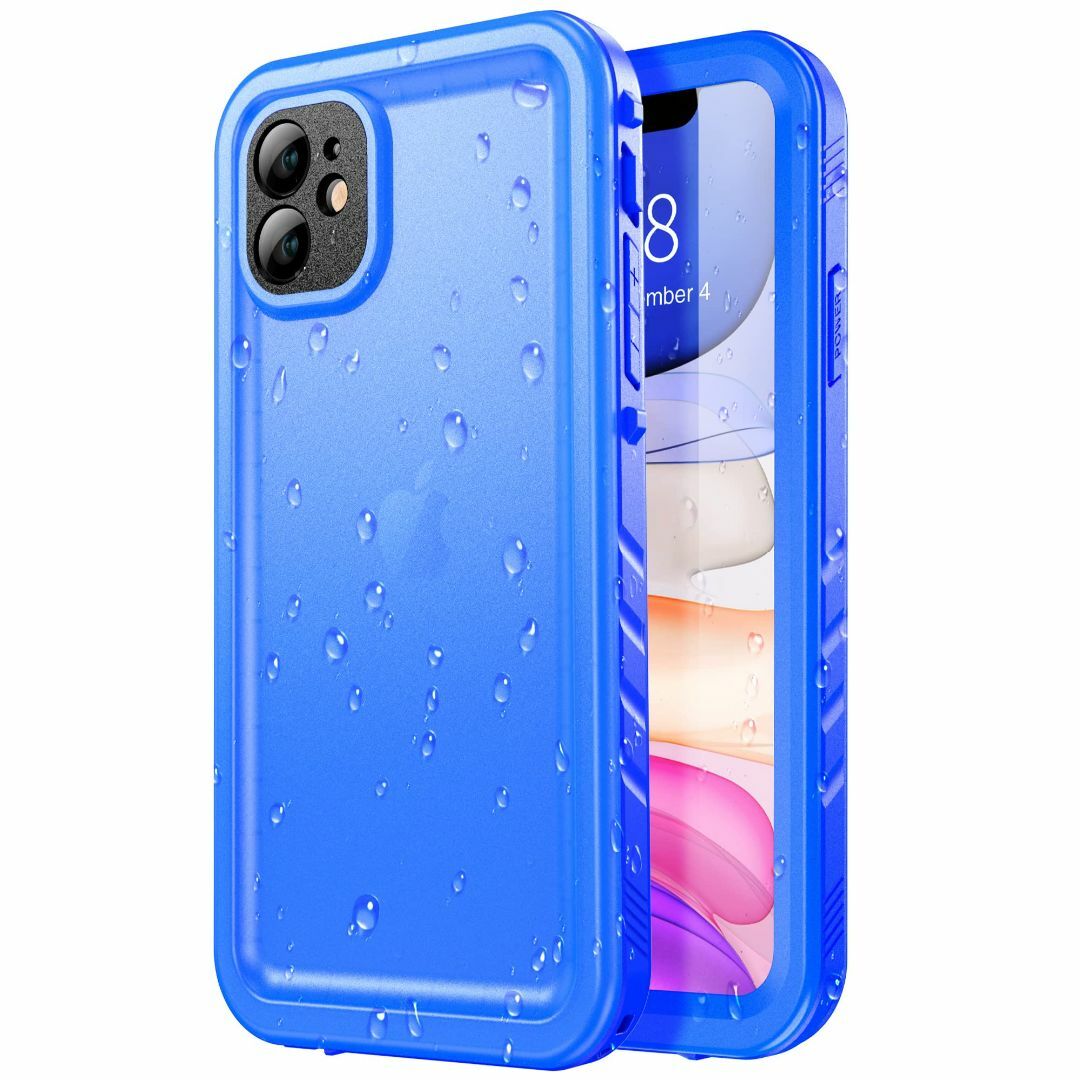 【色: ブルー】SPORTLINK iPhone 11 用 防水ケース 完全防水