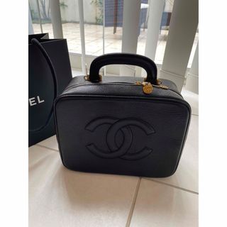 CHANEL - 【美品】最終値下げ♪シャネル ココマーク キャビアスキン