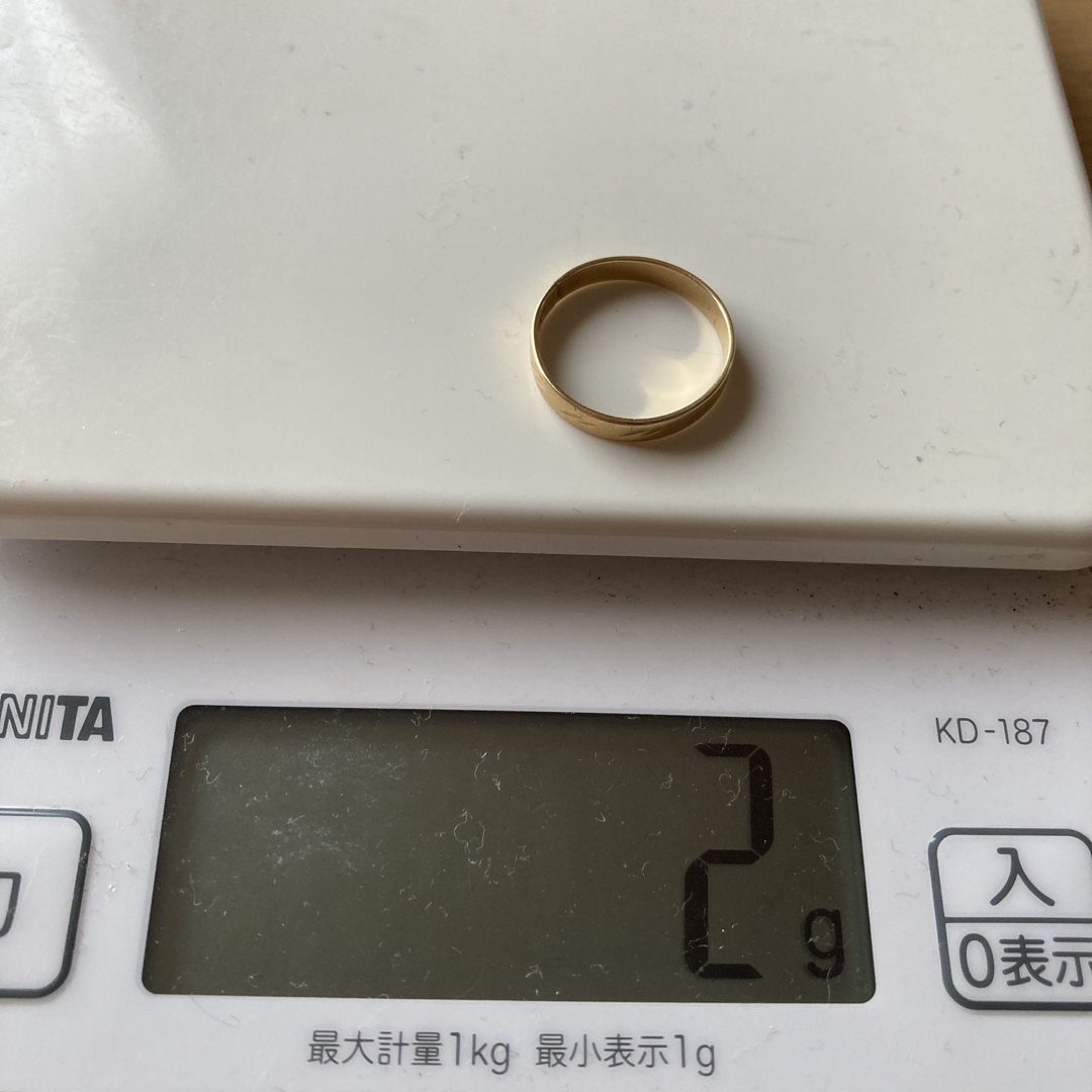 18金　指輪　15号 レディースのアクセサリー(リング(指輪))の商品写真