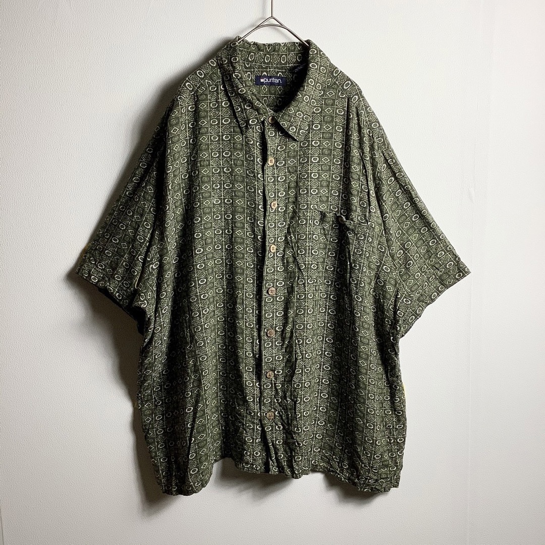 ART VINTAGE - 半袖シャツ 2XLサイズ ビッグサイズ 総柄デザイン