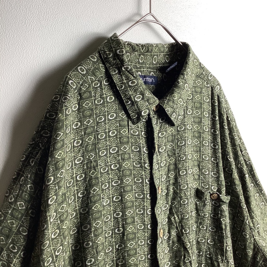 ART VINTAGE - 半袖シャツ 2XLサイズ ビッグサイズ 総柄デザイン