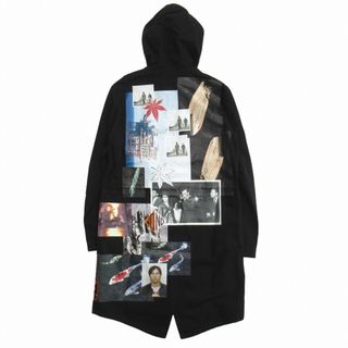 ラフシモンズ(RAF SIMONS)の美品 15ss ラフシモンズ ジャポニズム コラージュ モッズ コート ◆６(モッズコート)