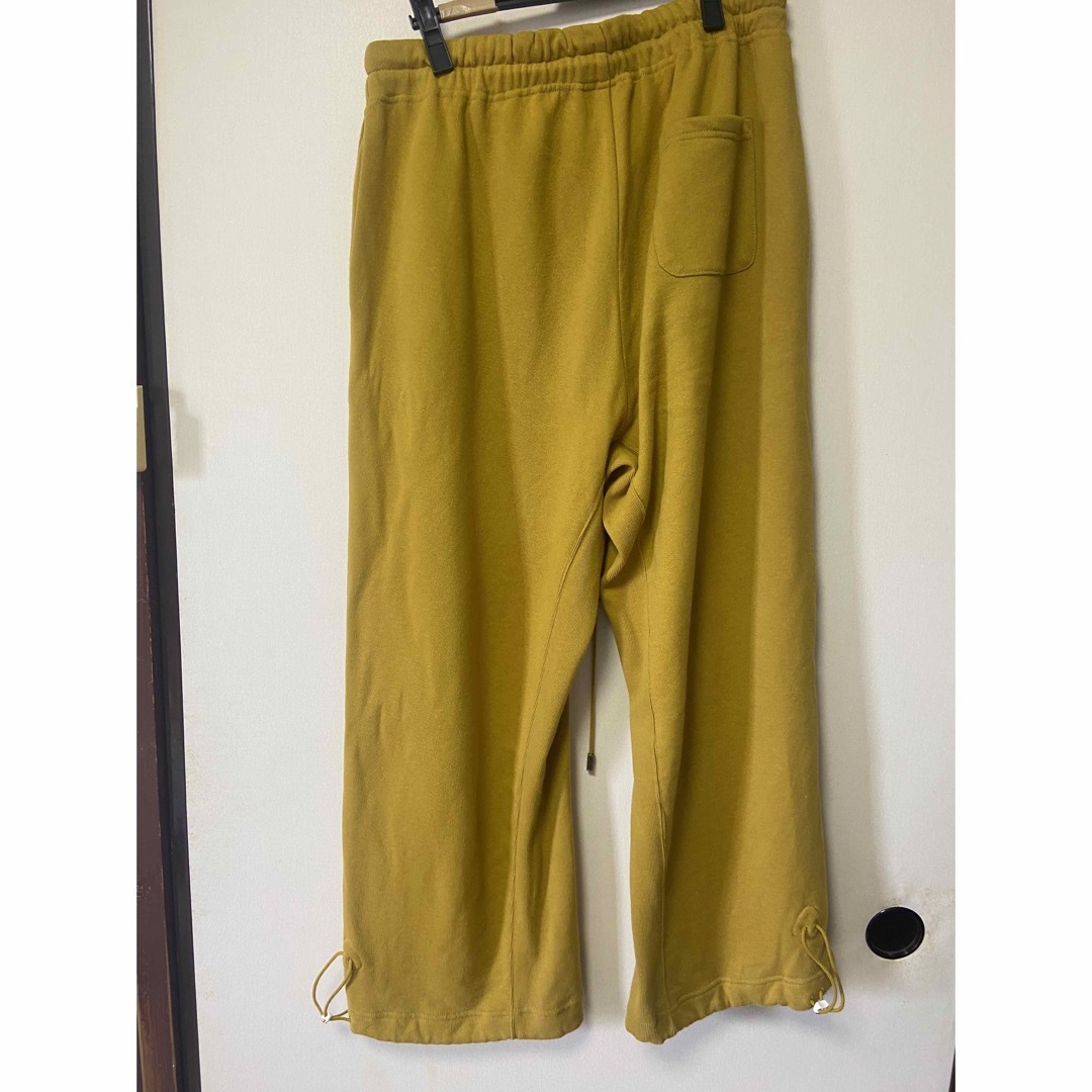 Jian ye 22aw スウェットパンツ イエロー | www.gulatilaw.com
