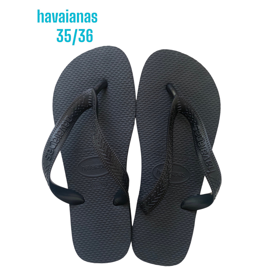 havaianas(ハワイアナス)の☆ havaianas ビーチサンダル 35/36 23.0cm ブラック ☆ レディースの靴/シューズ(ビーチサンダル)の商品写真