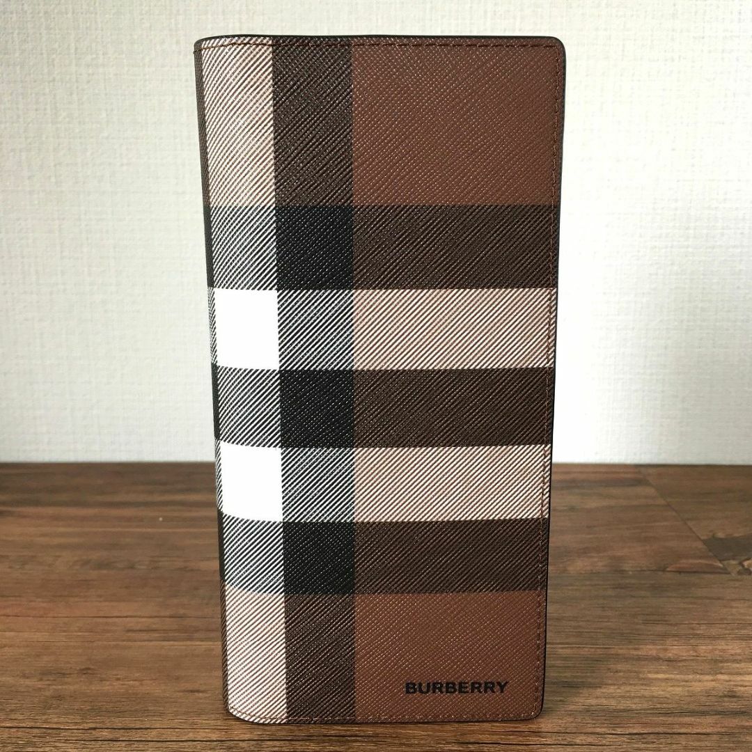 未使用品 BURBERRY 長財布 バーバリーチェック 322-