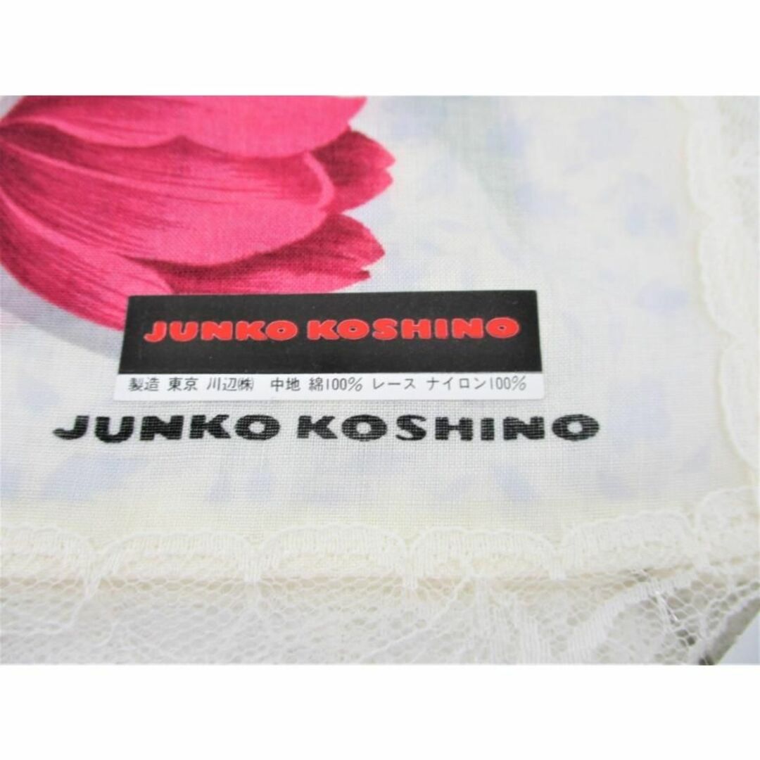 JUNKO KOSHINO(コシノジュンコ)の◇未使用 極美品 JUNKO KOSHINO ジュンコ コシノ レース ハンカチ レディースのファッション小物(ハンカチ)の商品写真