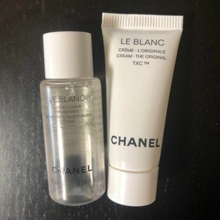 シャネル(CHANEL)のシャネル ルブラン ローション クリーム TX サンプル 化粧水 乳液(化粧水/ローション)