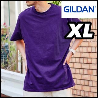 ギルタン(GILDAN)の【新品】ギルダン 6oz ウルトラコットン 無地半袖Tシャツ パープル XL(Tシャツ/カットソー(半袖/袖なし))