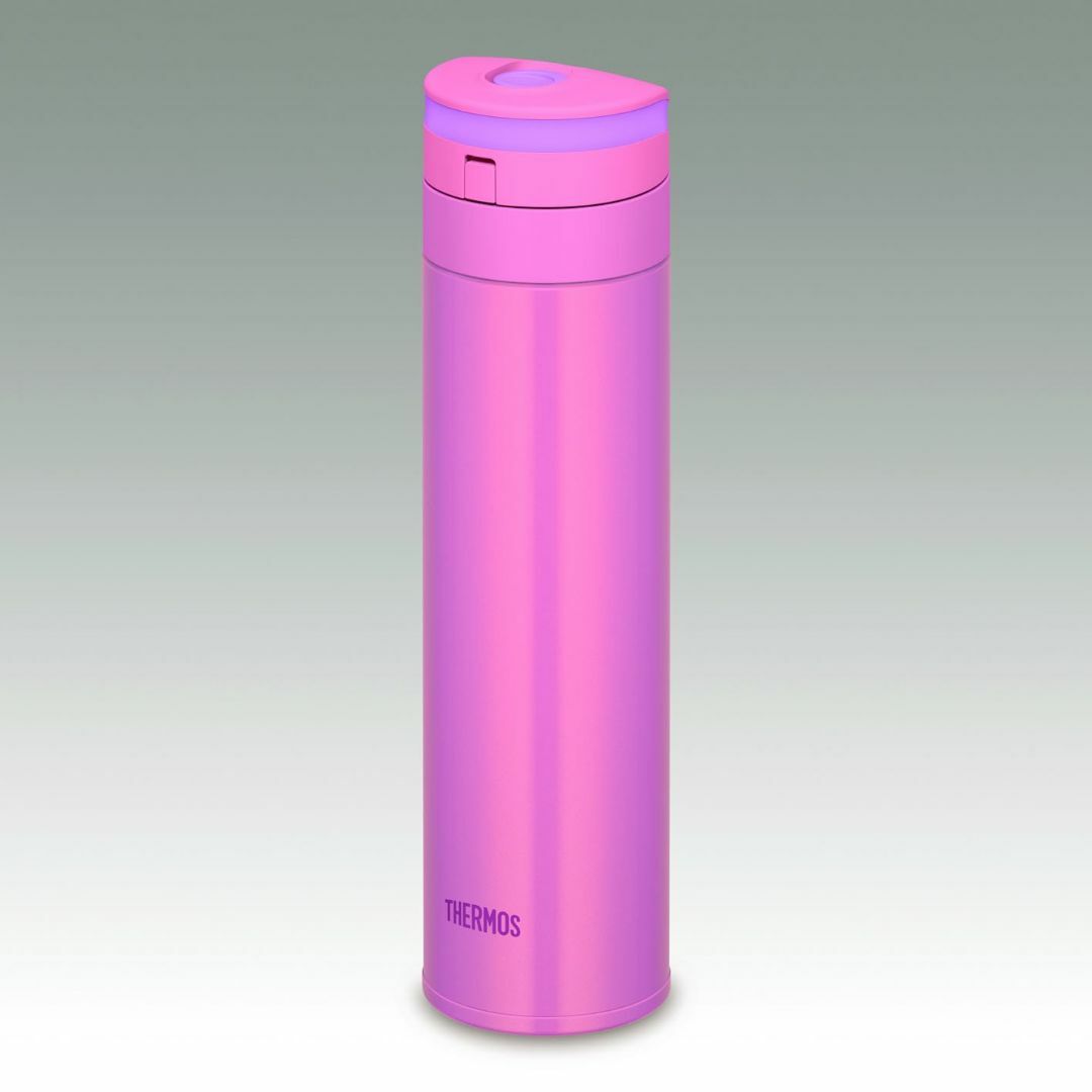 【色: ピンク】サーモス 水筒 真空断熱ケータイマグ 【ワンタッチオープンタイプ 6
