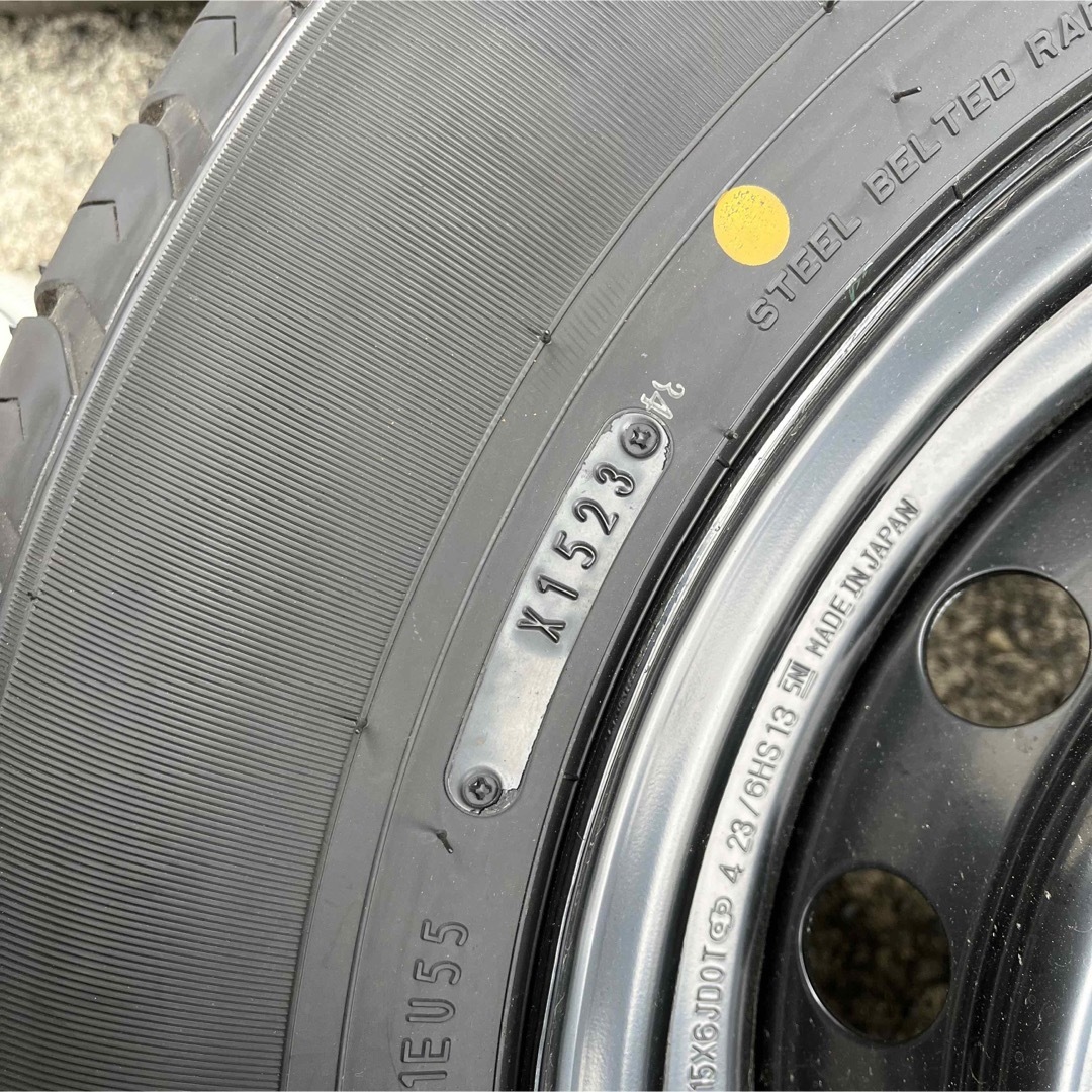 DUNLOP - ハイエース 新車外し ダンロップ 純正タイヤホイールセット