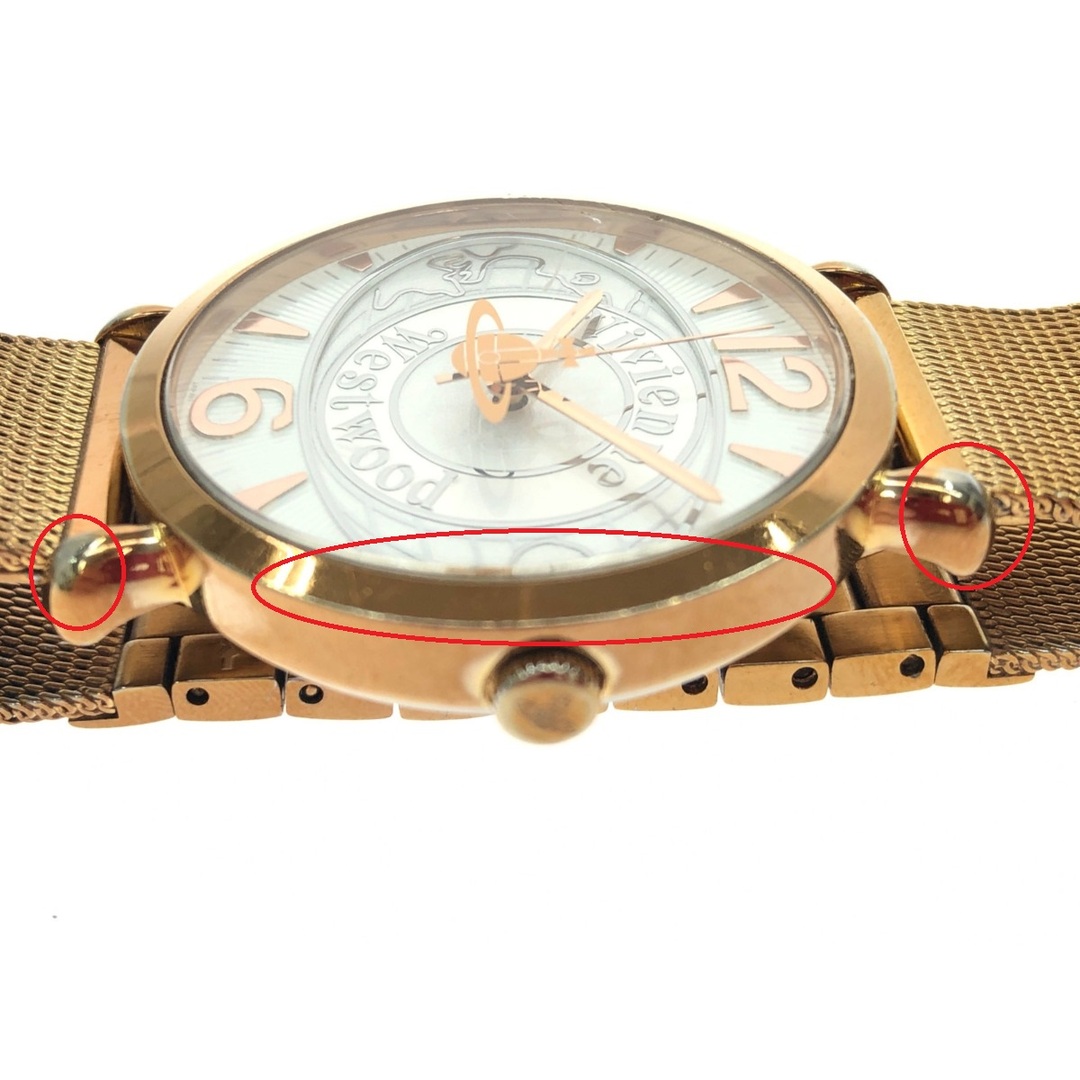 Vivienne Westwood(ヴィヴィアンウエストウッド)の▼▼Vivienne Westwood ヴィヴィアン・ウエストウッド レディース腕時計 クオーツ WORLD ORB ウォッチ VW7765 ピンクゴールド レディースのファッション小物(腕時計)の商品写真