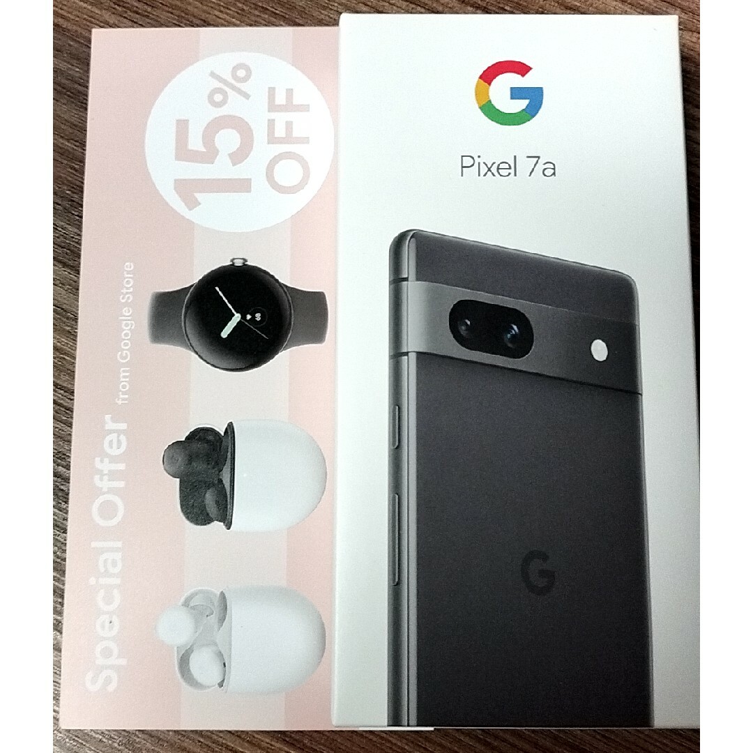 Google Pixel - 新品 Google Pixel 7a Charcoal 128GB ブラックの通販