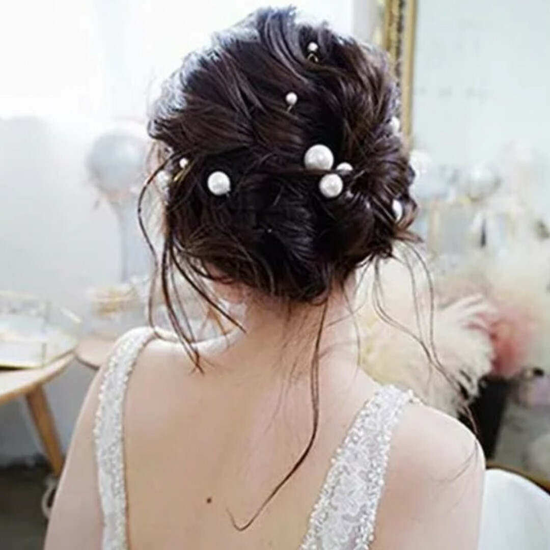 SALE／37%OFF】 パール Uピン ヘアピン へアアクセサリー 髪飾り 結婚式 和装 洋装 着物