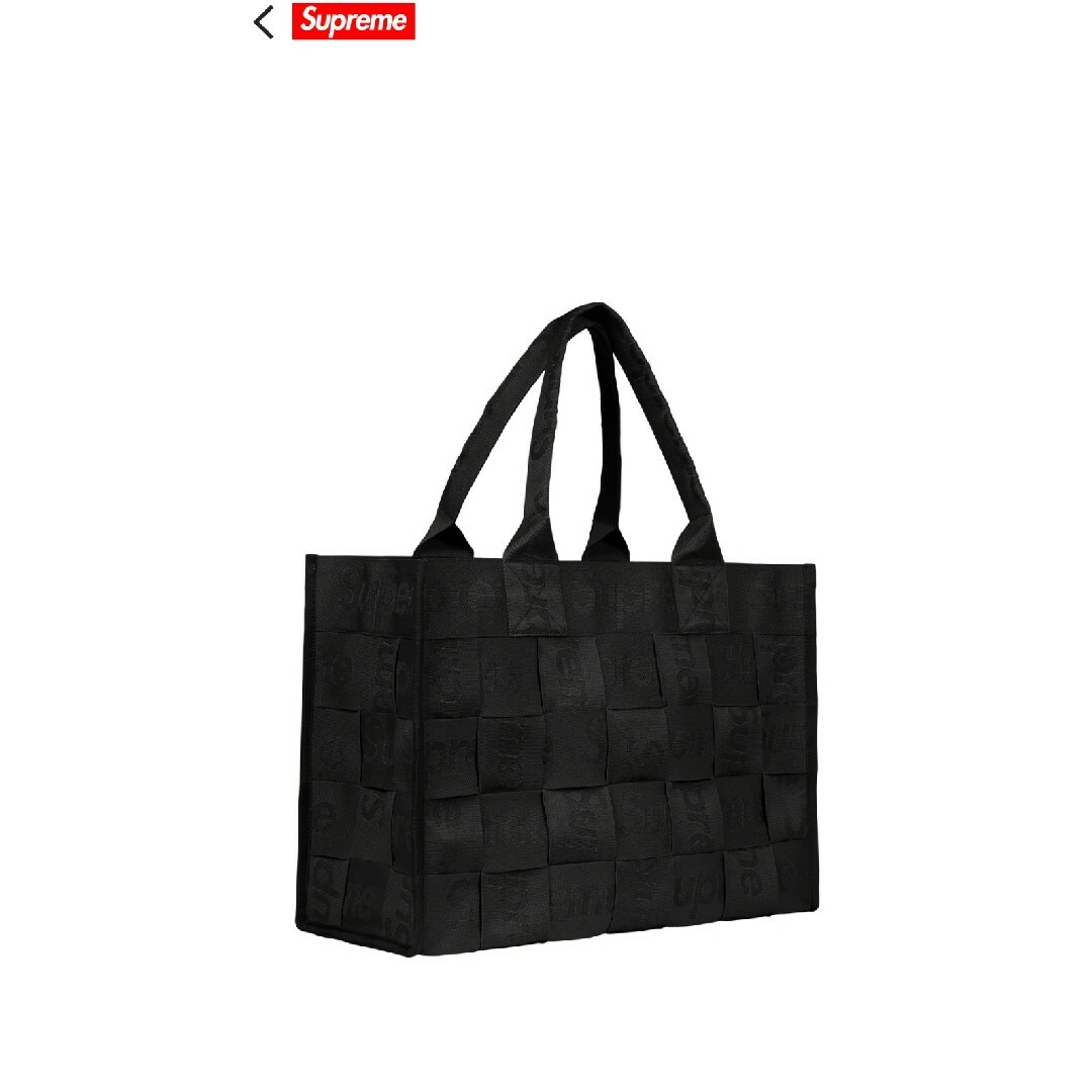 Woven Large Tote Black　きまぐれ値下げ