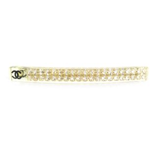 CHANEL シャネル バレッタ ロゴ クリア | gulatilaw.com