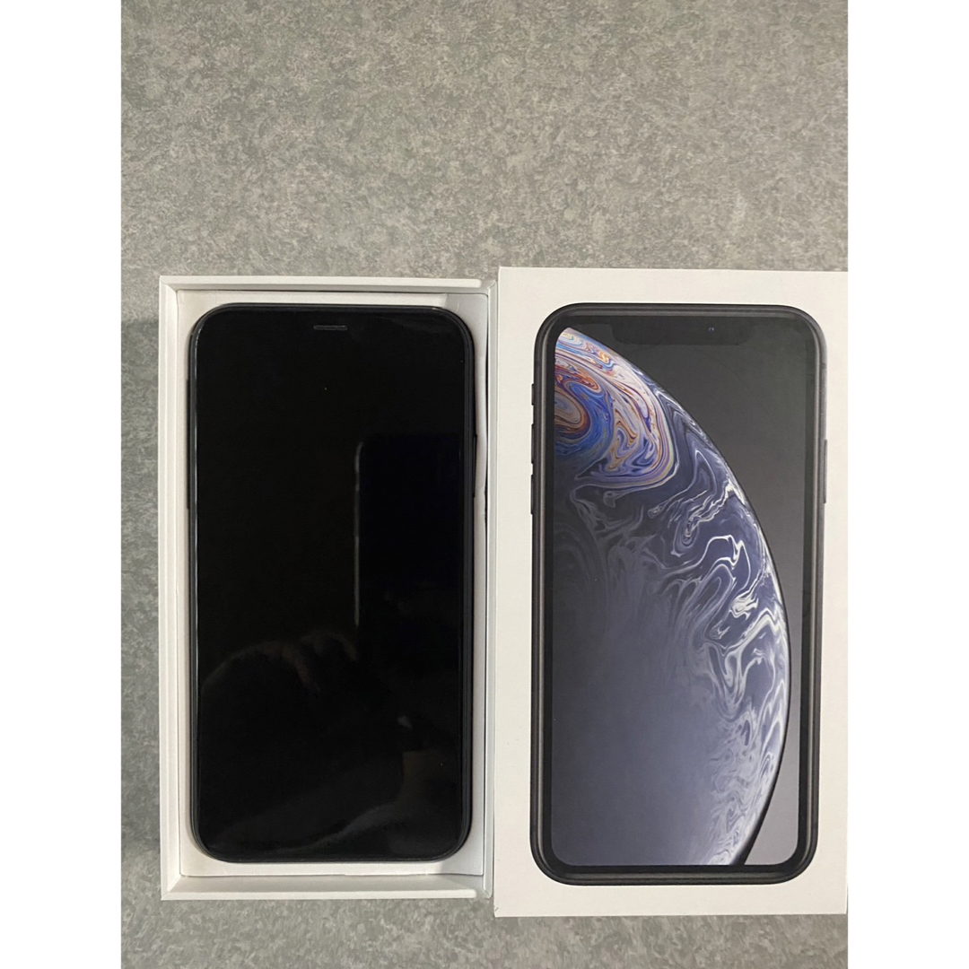 アップル iphonexr b ブラック - スマートフォン本体
