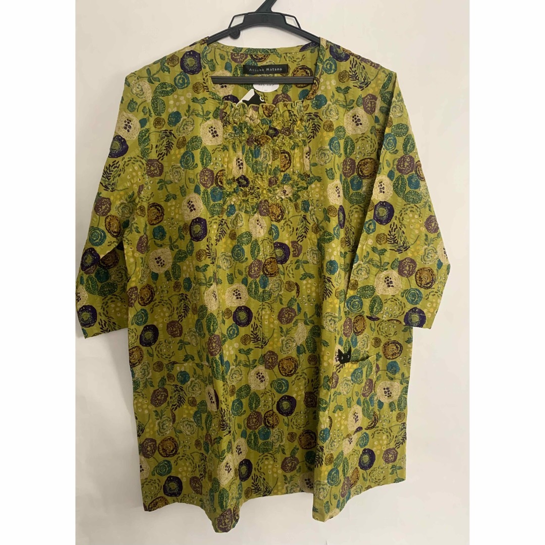 Wacoal(ワコール)のワコール　マタノアツコ　パジャマ　Lサイズ　黄緑 レディースのルームウェア/パジャマ(パジャマ)の商品写真