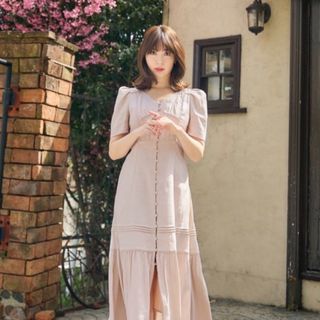 herlipto Time After Time Scalloped Dress(ロングワンピース/マキシワンピース)