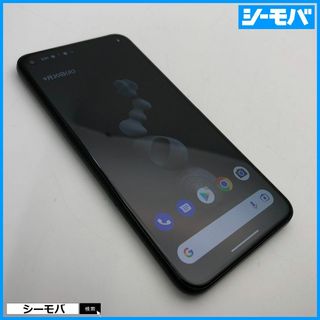 グーグル(Google)の935 SIMフリー Google Pixel 5 128GB ブラック中古(スマートフォン本体)