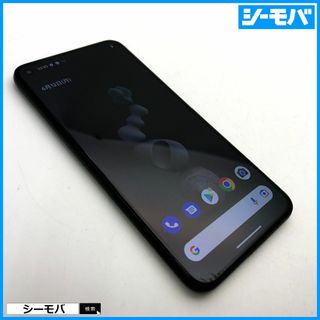 グーグル(Google)の936 SIMフリー Google Pixel 5 128GB ブラック中古(スマートフォン本体)