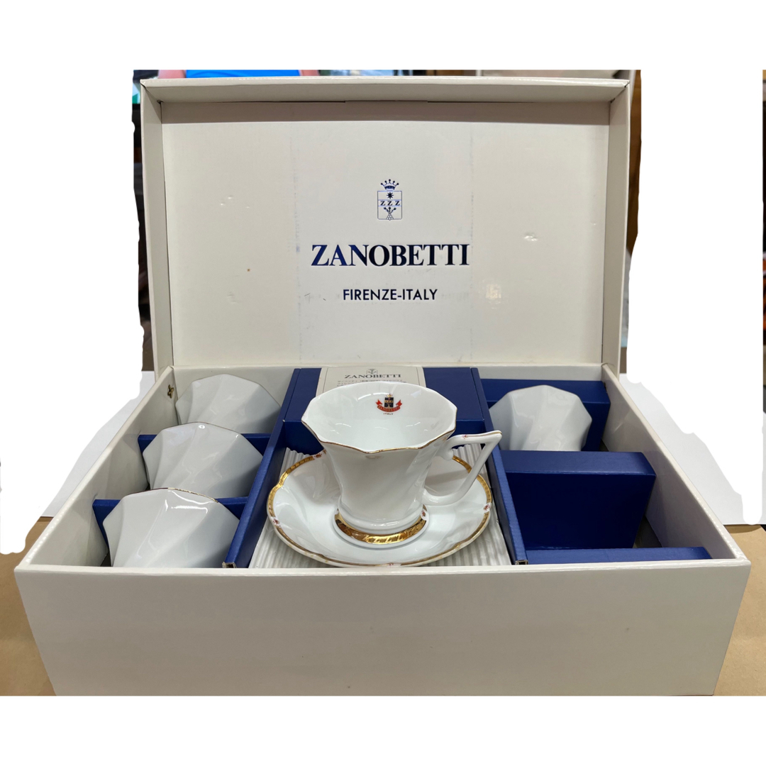 ZANOBETTI(ザノベッティー)のザノベッティ　コーヒーカップ　5客セット インテリア/住まい/日用品のキッチン/食器(グラス/カップ)の商品写真